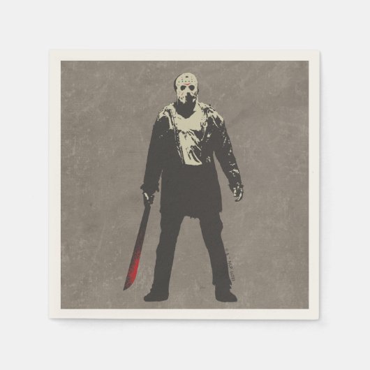 Vrijdag 13 | Jason Voorhees Character Art Servet (Voorkant)