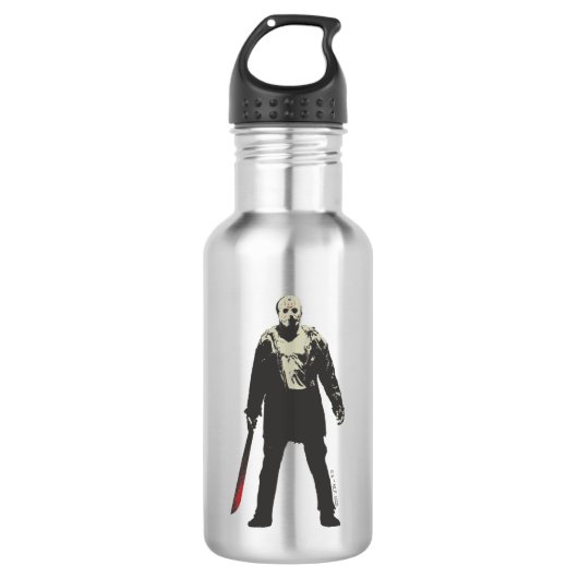 Vrijdag 13 | Jason Voorhees Character Art Waterfles (Voorkant)
