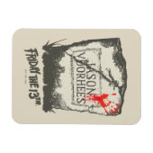 Vrijdag 13 | Jason Voorhees Headstone Magneet (Horizontaal)