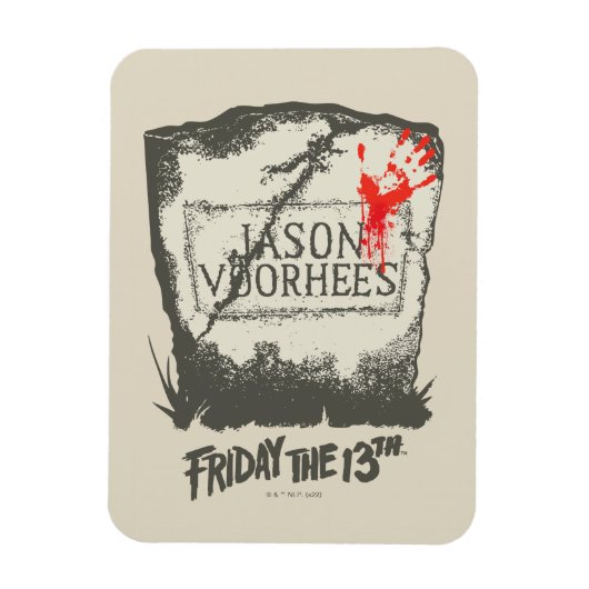 Vrijdag 13 | Jason Voorhees Headstone Magneet (Verticaal)