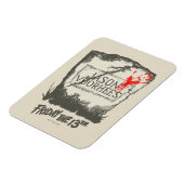 Vrijdag 13 | Jason Voorhees Headstone Magneet (Linkerzijde)