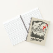 Vrijdag 13 | Jason Voorhees Headstone Notitieboek (Binnen)