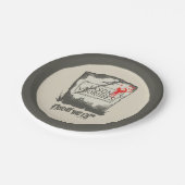 Vrijdag 13 | Jason Voorhees Headstone Papieren Bordje (Gekanteld)