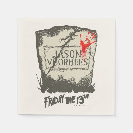 Vrijdag 13 | Jason Voorhees Headstone Servet (Voorkant)