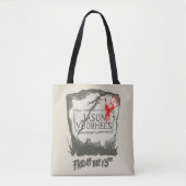 Vrijdag 13 | Jason Voorhees Headstone Tote Bag (Voorkant)