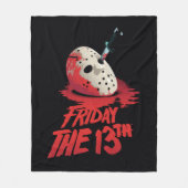 Vrijdag 13 | Mes door middel van hakkeienmasker Fleece Deken (Voorkant)