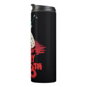 Vrijdag 13 | Mes door middel van hakkeienmasker Thermosbeker (Geroteerd rechts)