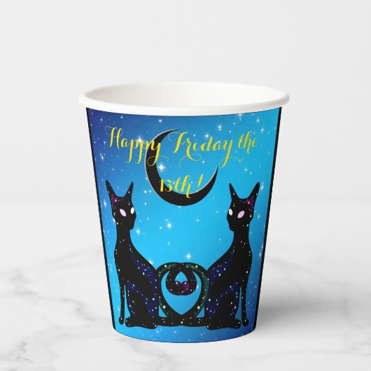 Vrijdag 13 papieren bekers (Voorkant)
