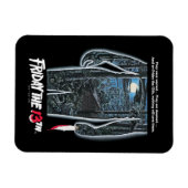 Vrijdag 13 | Silhouette Camp Theatrical Art Magneet (Horizontaal)