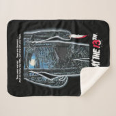 Vrijdag 13 | Silhouette Camp Theatrical Art Sherpa Deken (Voorkant (horizontaal))