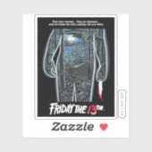 Vrijdag 13 | Silhouette Camp Theatrical Art Sticker (Vel)