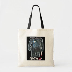 Vrijdag 13 Silhouette Camp Theatrical Art Tote Bag