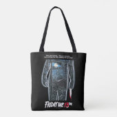 Vrijdag 13 | Silhouette Camp Theatrical Art Tote Bag (Achterkant)