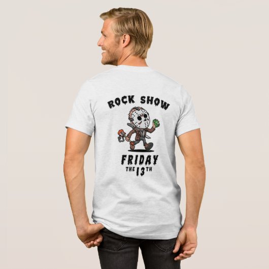 Vrijdag 13 Tri-Blend shirt (Voorkant)