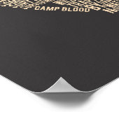 Vrijdag 13 | Typografie Hockey Mask Poster (Hoek)