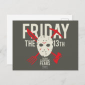 Vrijdag 13 | Wapens kruiskopmasker Briefkaart (Voorkant / Achterkant)