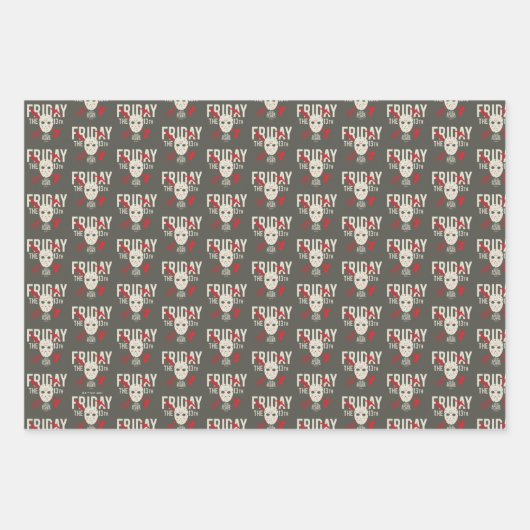 Vrijdag 13 | Wapens kruiskopmasker Inpakpapier Vel (Voorkant)