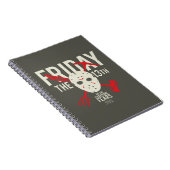 Vrijdag 13 | Wapens kruiskopmasker Notitieboek (Rechterzijde)