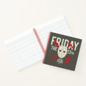 Vrijdag 13 | Wapens kruiskopmasker Notitieboek (Binnen)