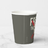 Vrijdag 13 | Wapens kruiskopmasker Papieren Bekers (Rechts)