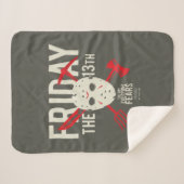 Vrijdag 13 | Wapens kruiskopmasker Sherpa Deken (Voorkant (horizontaal))