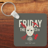 Vrijdag 13 | Wapens kruiskopmasker Sleutelhanger (Voorkant)