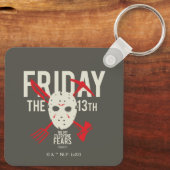 Vrijdag 13 | Wapens kruiskopmasker Sleutelhanger (Achterkant)
