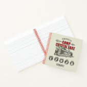 Vrijdag 13 | Welkom in het meer van Camp Crystal Notitieboek (Binnen)