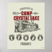 Vrijdag 13 | Welkom in het meer van Camp Crystal Poster (Voorkant)