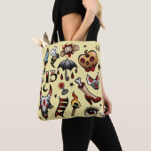 Vrijdag 13de Canvas tas van de Flits van het Tatto (Dichtbij)