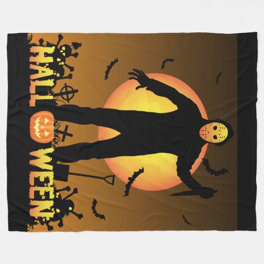 vrijdag 13de zombie deken (Voorkant (Horizontaal))