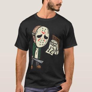 Vrijdag 13e Grappig Halloween Horror Film Humor Pa T-shirt