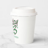 Vrijdag 13e papieren bekers (Links)