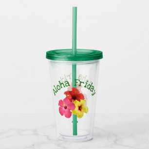 Vrijdag Aloha Acryl Drinkbeker