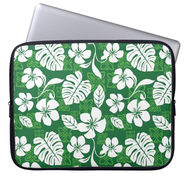 VRIJDAG ALOHA (GROENEN) LAPTOP SLEEVE (Voorkant)