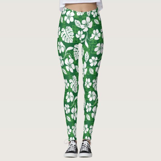 VRIJDAG ALOHA (GROENEN) LEGGINGS (Voorkant)