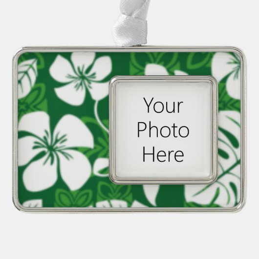 VRIJDAG ALOHA (GROENEN) VERZILVERD OMLIJST ORNAMENT (Voorkant)