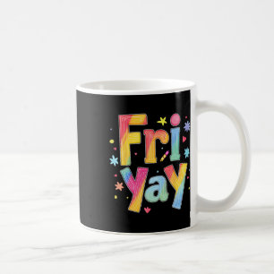 Vrijdag blij gelukkige vrijdag grappig weekend ler koffiemok