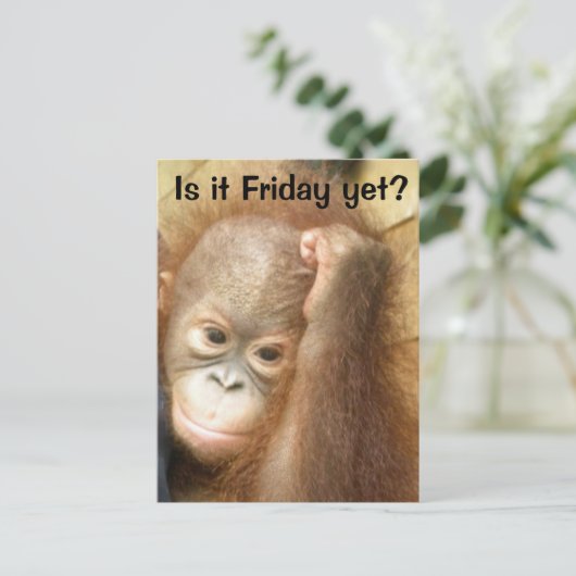 Vrijdag Briefkaart (Staand voorkant)