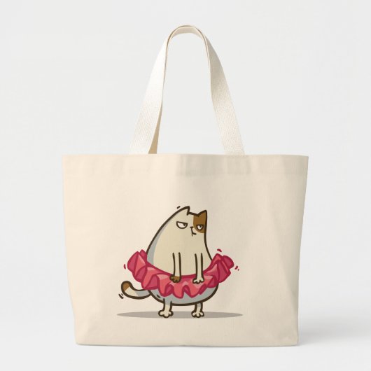 Vrijdag Cat № 1 Grote Tote Bag (Voorkant)
