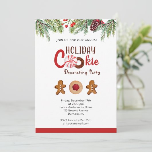 Vrijdag Cookie Decorting party Aankondiging (Staand voorkant)
