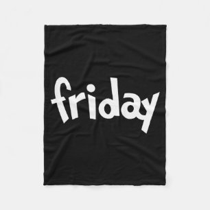 Vrijdag Dag Van De Week Cadeau School Leraar Stude Fleece Deken