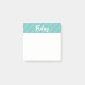 Vrijdag - Dagen van de Week - Post It Notes (Voorkant)