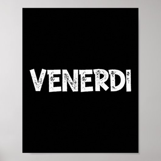 vrijdag _ Dagen Van De Week Vrijdag _2  Poster (Voorkant)