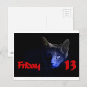 vrijdag de 13de briefkaart (Voorkant / Achterkant)