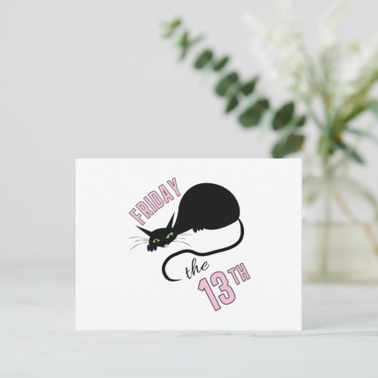 Vrijdag De 13de Briefkaart (Staand voorkant)