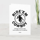 Vrijdag De 13de - Slechte Luck Day Superstition Kaart (Achterkant)