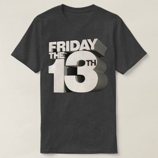 VRIJDAG DE 13E 3D T-SHIRT (Design voorkant)