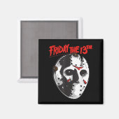 Vrijdag De 13e Halloween Design Mask Art Magneet (Voorkant / Achterkant)