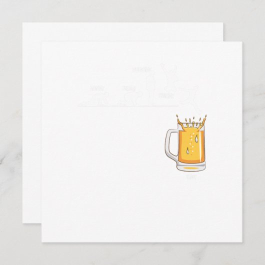 Vrijdag Drink Beer Lover Party Weekend Beer Mok Gi Kaart (Voorkant / Achterkant)